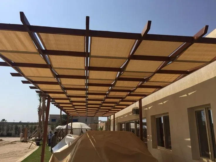 مظلات ساحات المدارس في الخبر