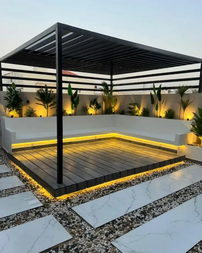 تركيب مظلات حديد قوية في الدمام